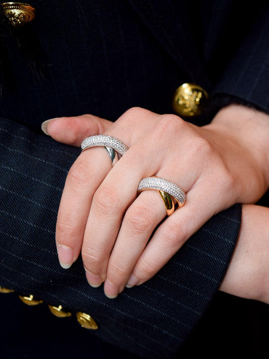 Anello Brass Intreccio