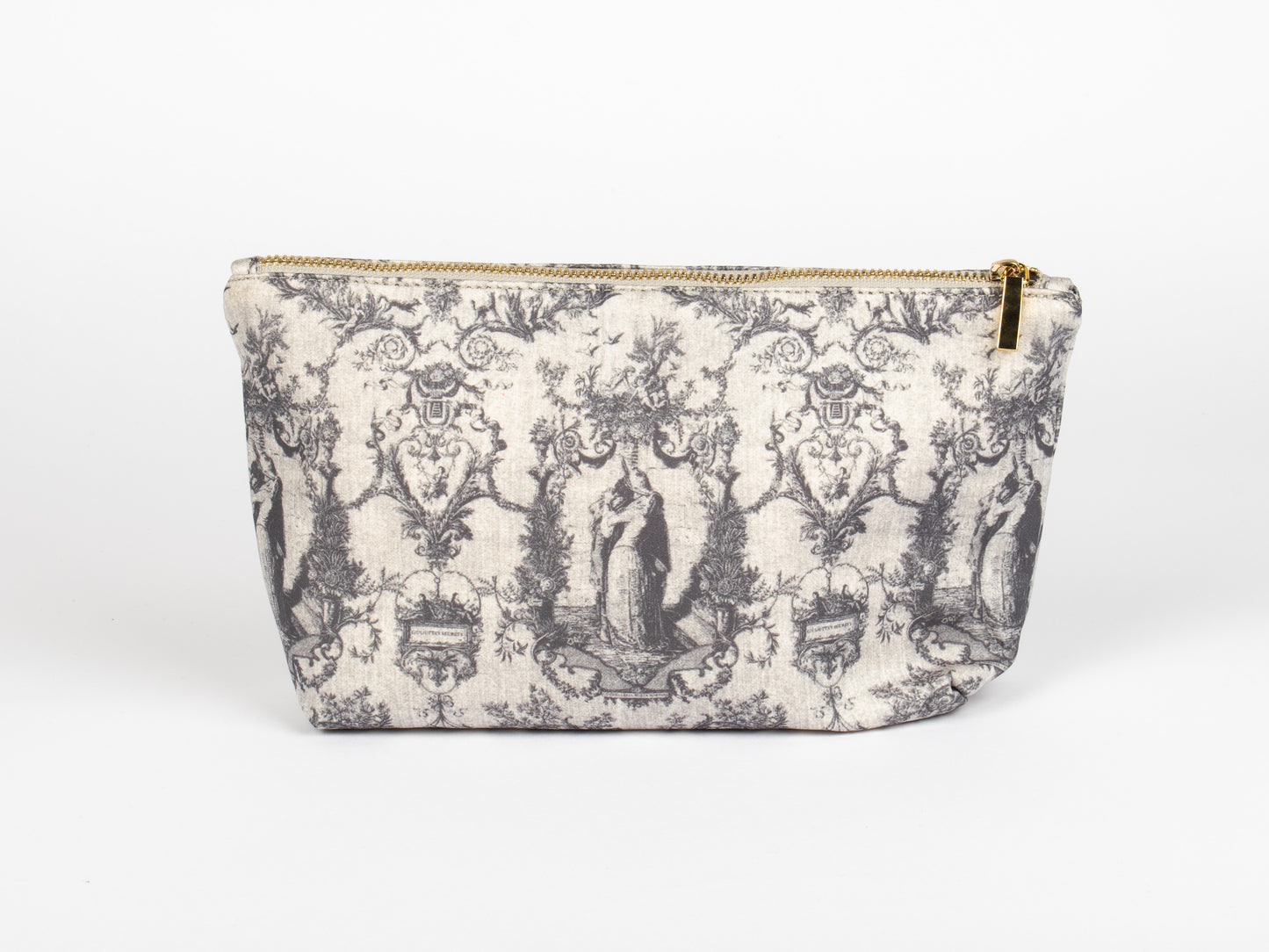 Pochette Piccola Grigia – Toile de Jouy Bacio