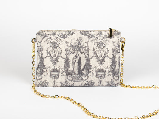 Tracolla Piatta Grigia – Toile de Jouy Bacio