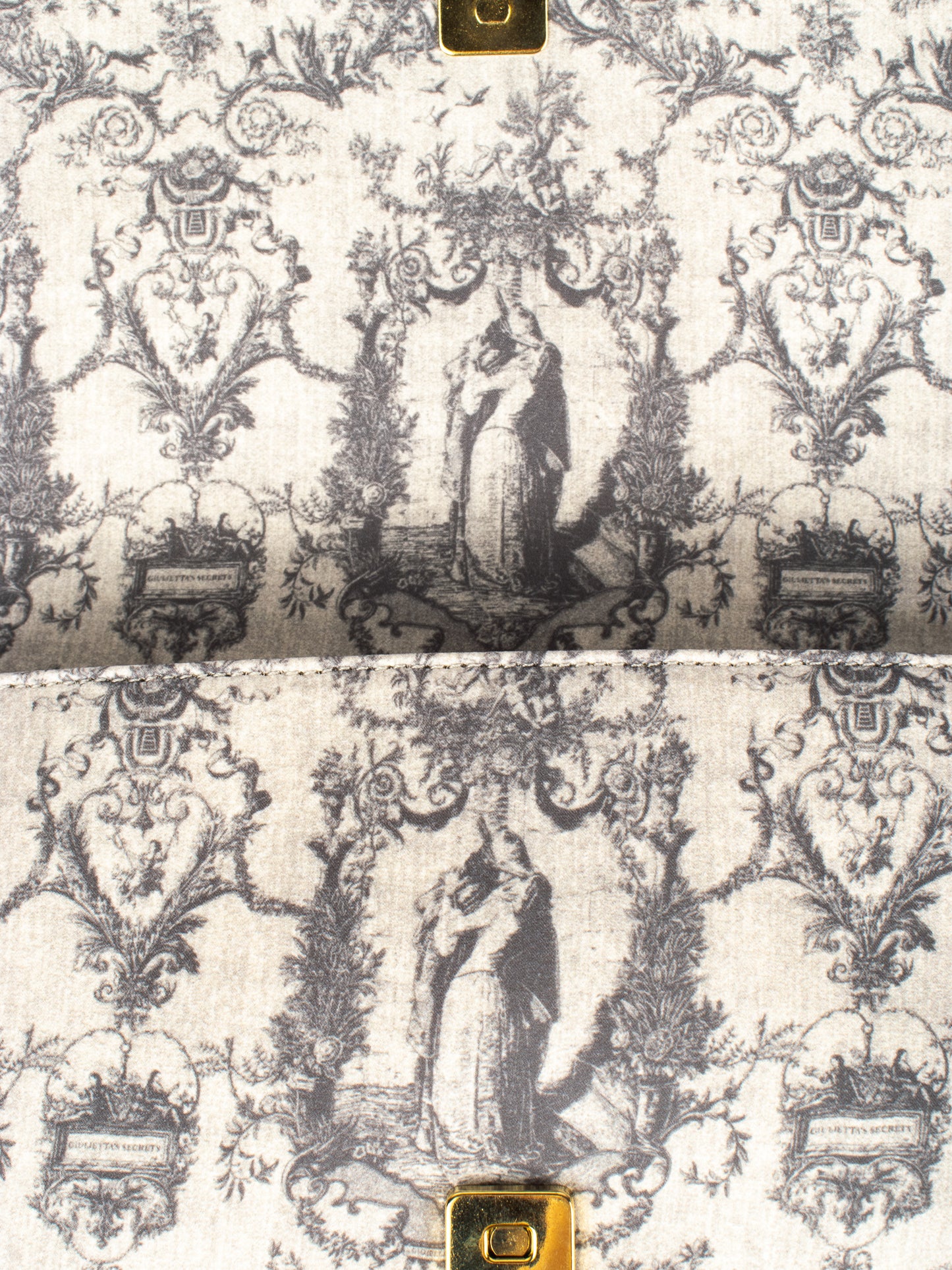 Tracolla Con Patta Grigia – Toile de Jouy Bacio