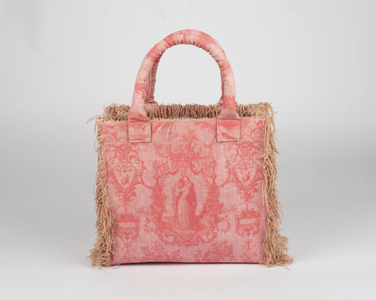 Borsa Petite Waterproof Rosa – Toile de Jouy Bacio