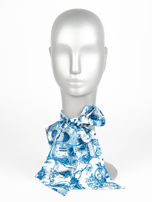 Twilly – Toile de Jouy Balcone Blu e Bianco