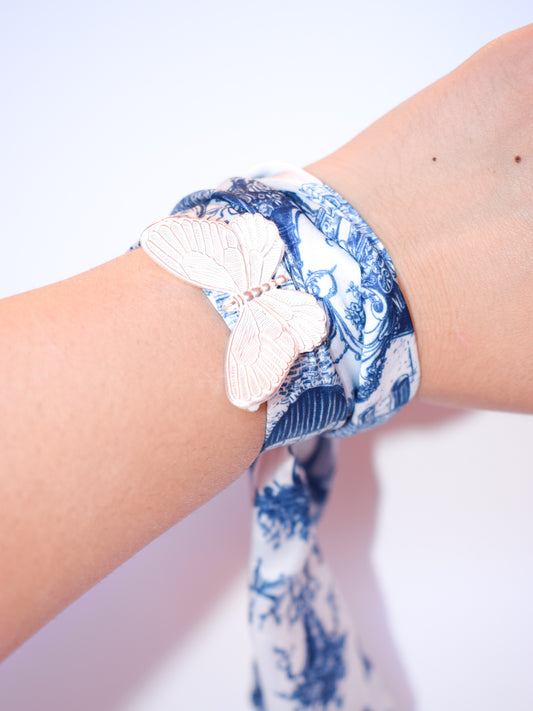 Combo Twilly Blu con Farfalla – Toile de Jouy Balcone