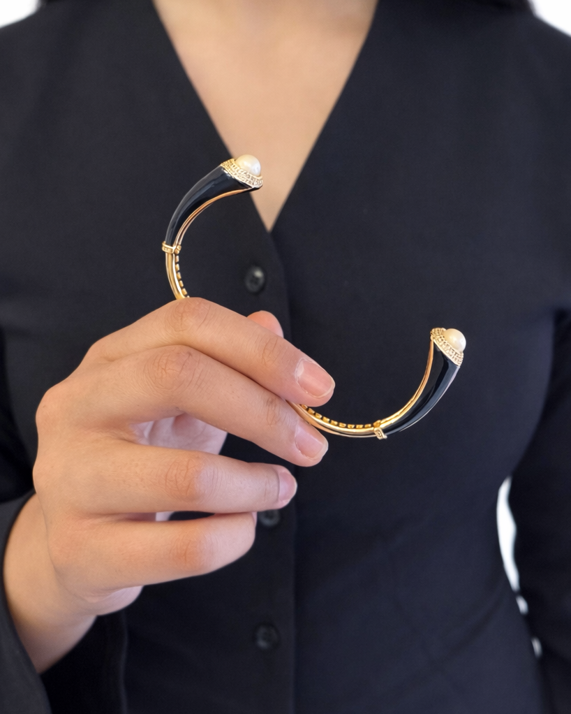 Bracciale Beatrice in Brass dorato aperto