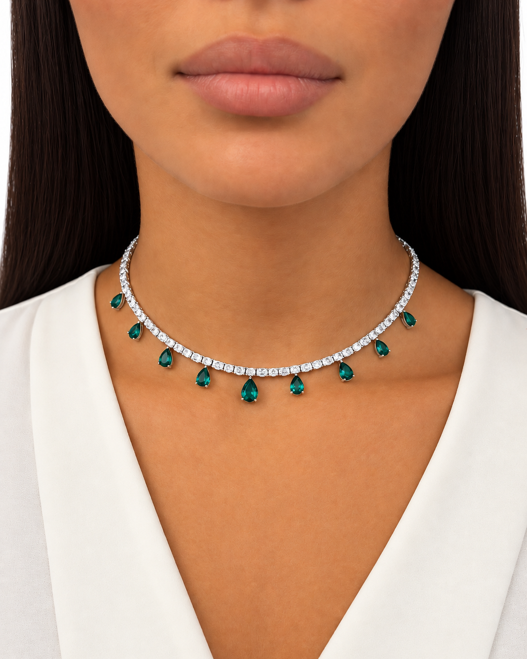 Collana corta Glinda in Argento 925