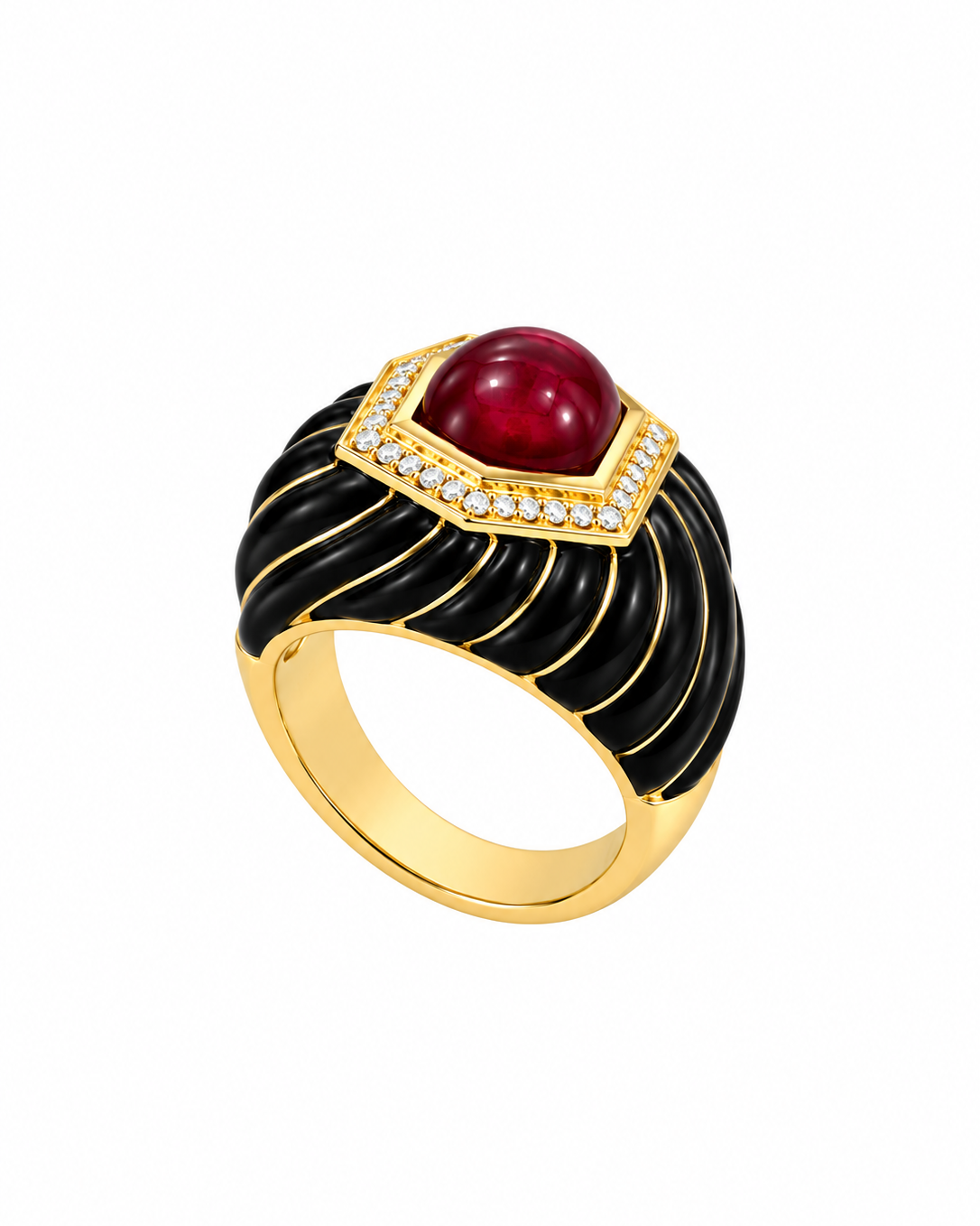 Anello Michelle in Brass dorato