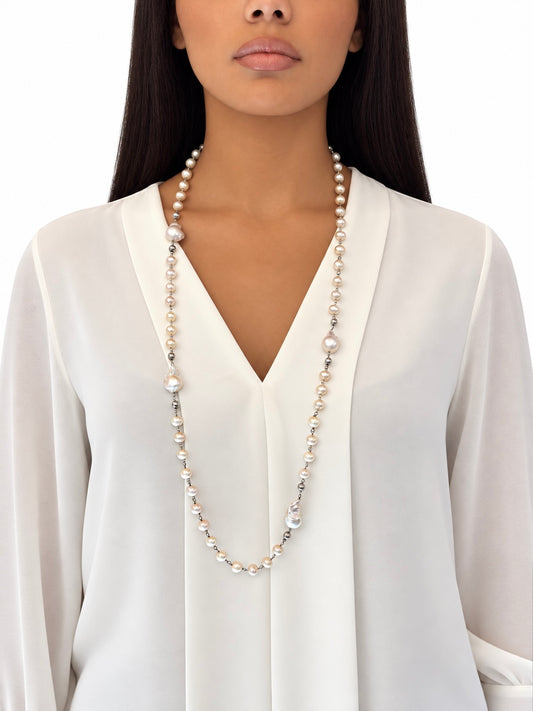 Collana Bianca in Argento 925