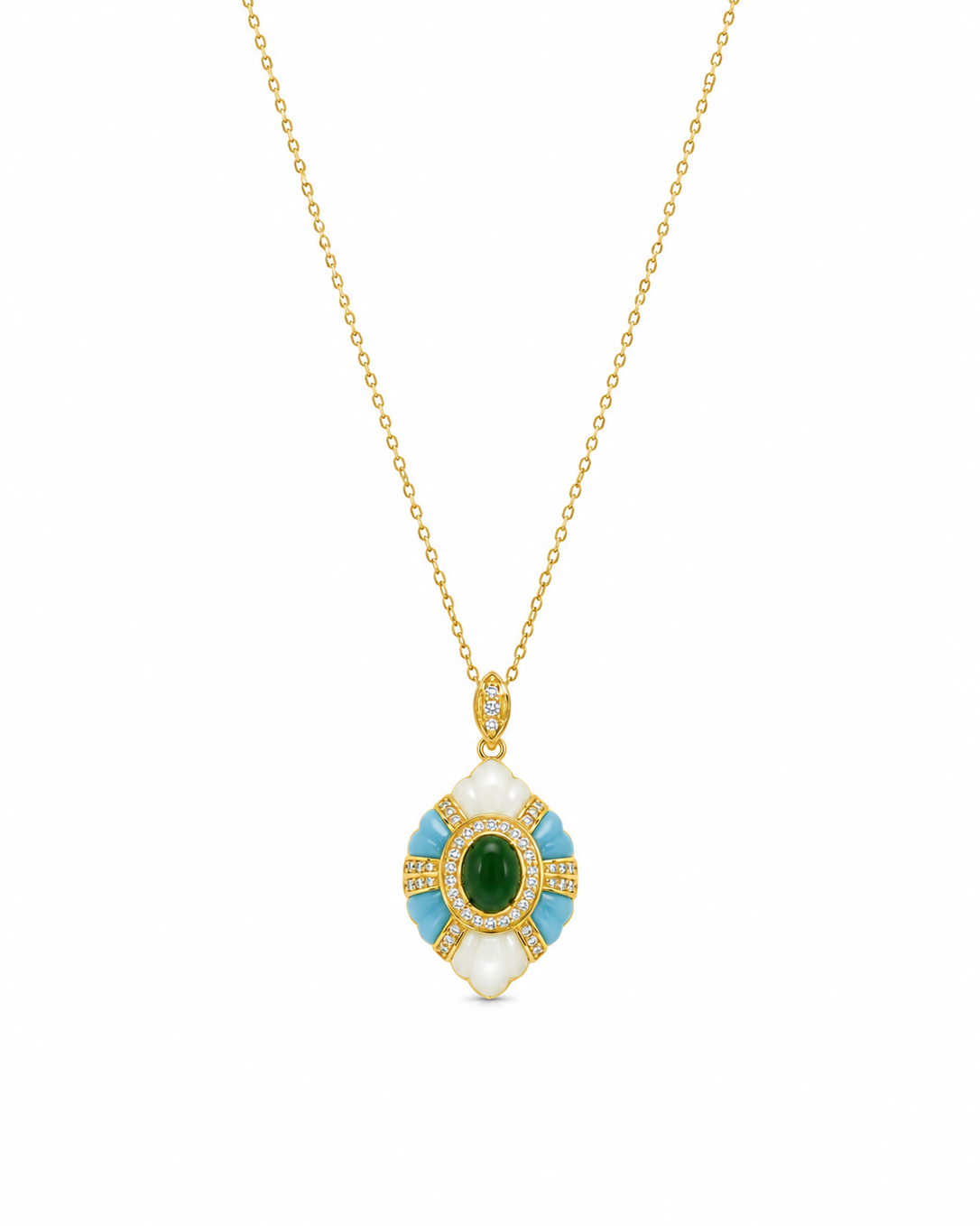 Girocollo Soraya in Brass dorato