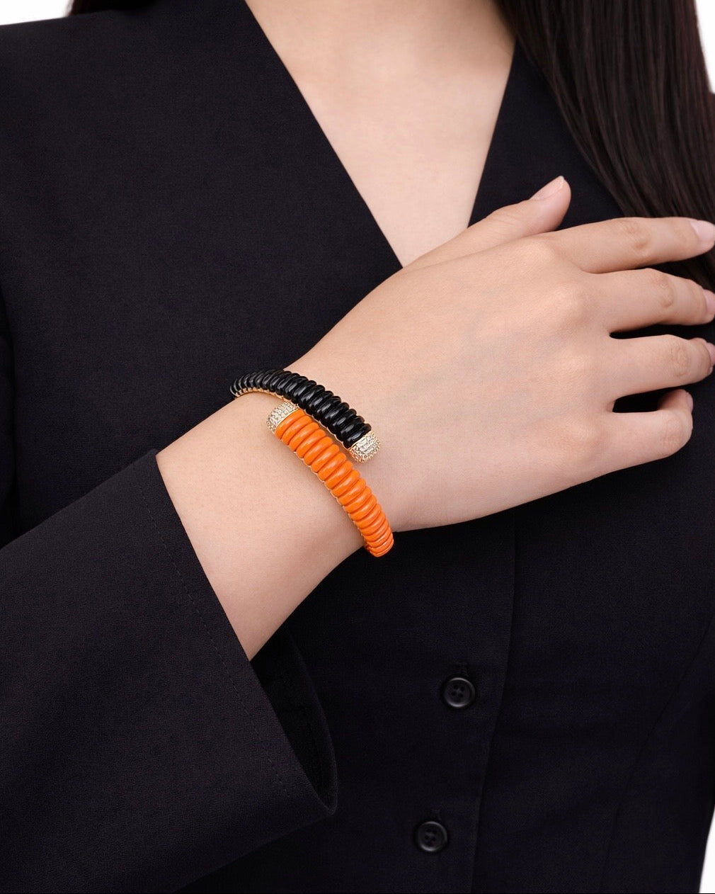 Bracciale Noemi in Brass dorato aperto