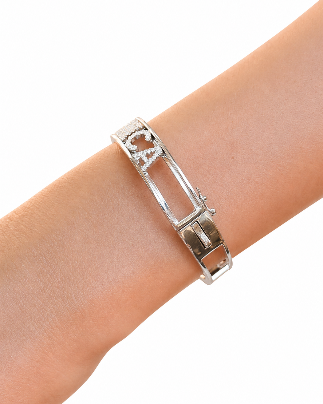 Bracciale Manetta con Nome Personalizzato