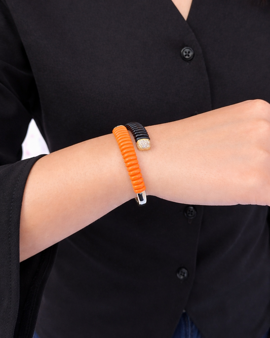 Bracciale Noemi in Brass dorato aperto