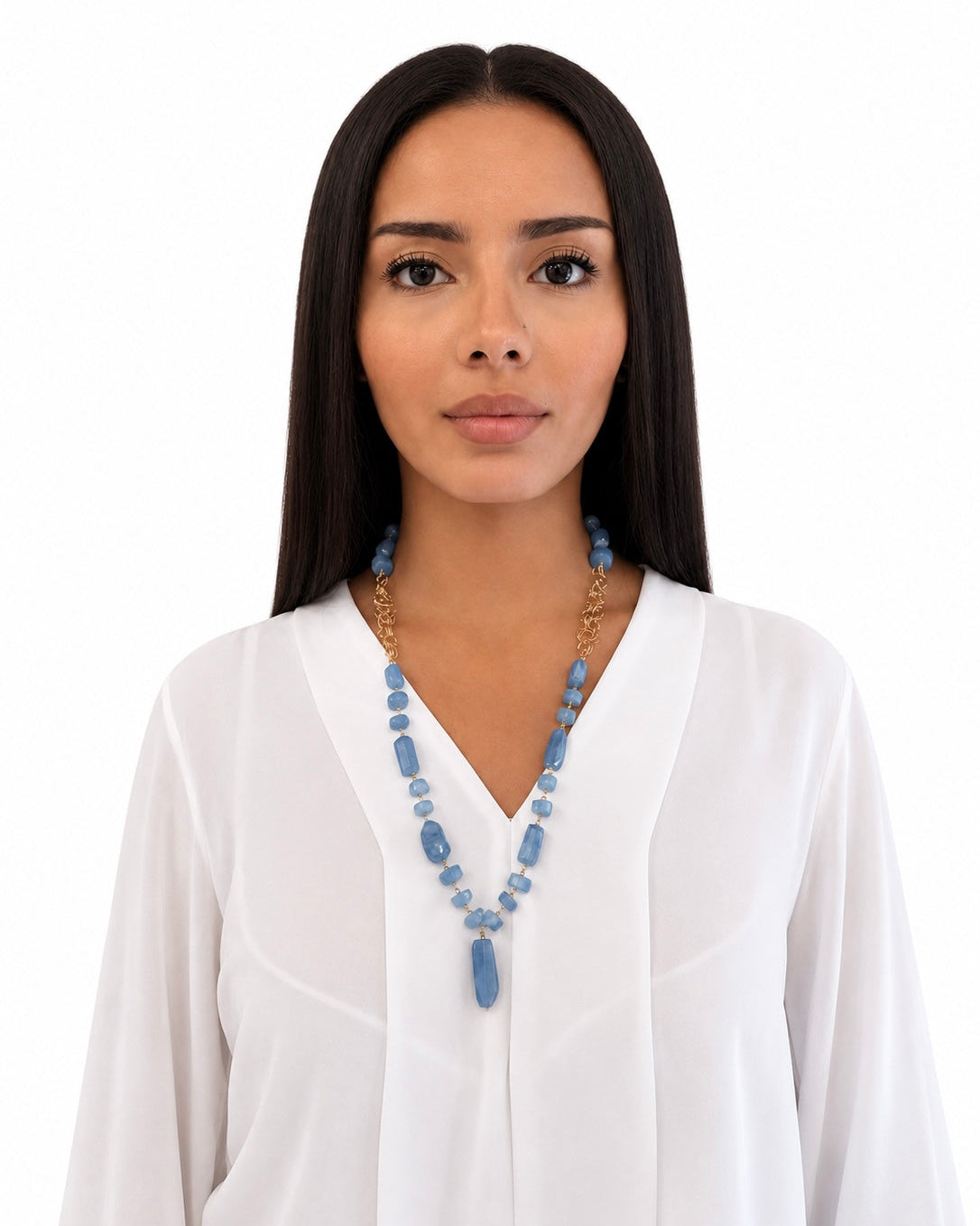 Collana con Acquamarina