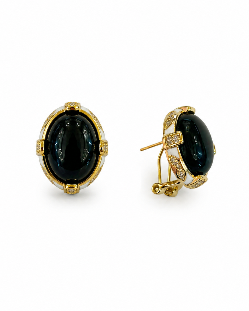 Orecchini Graziella in Brass dorato