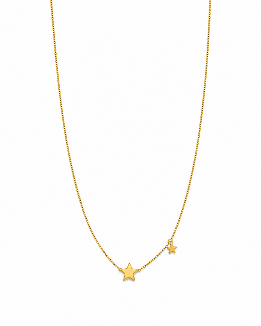 Girocollo in Oro 9kt con Stelline