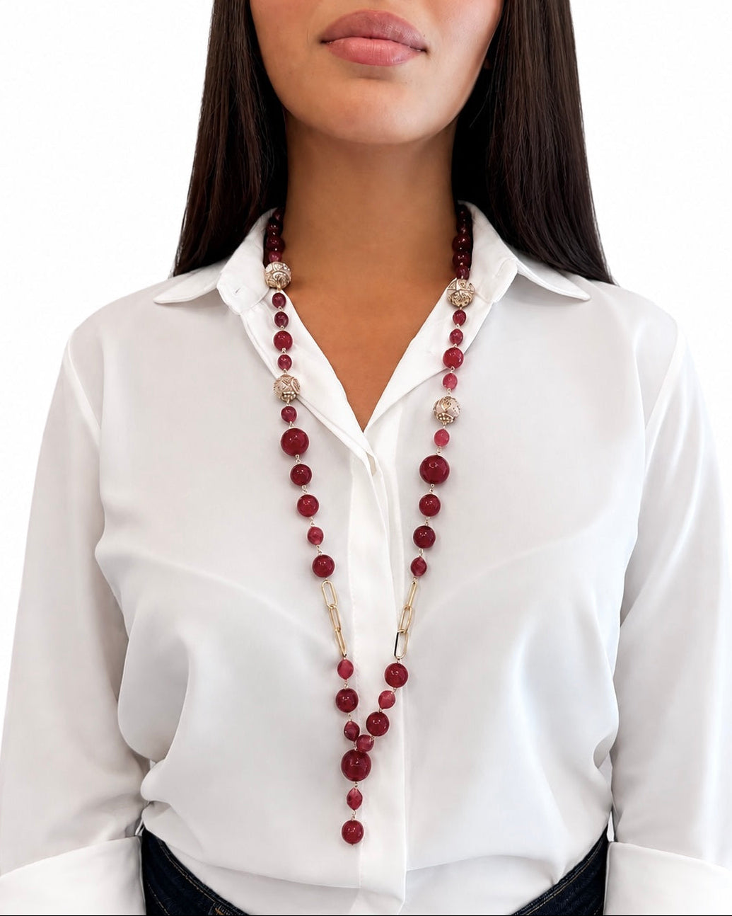 Collana con Agata Colorata