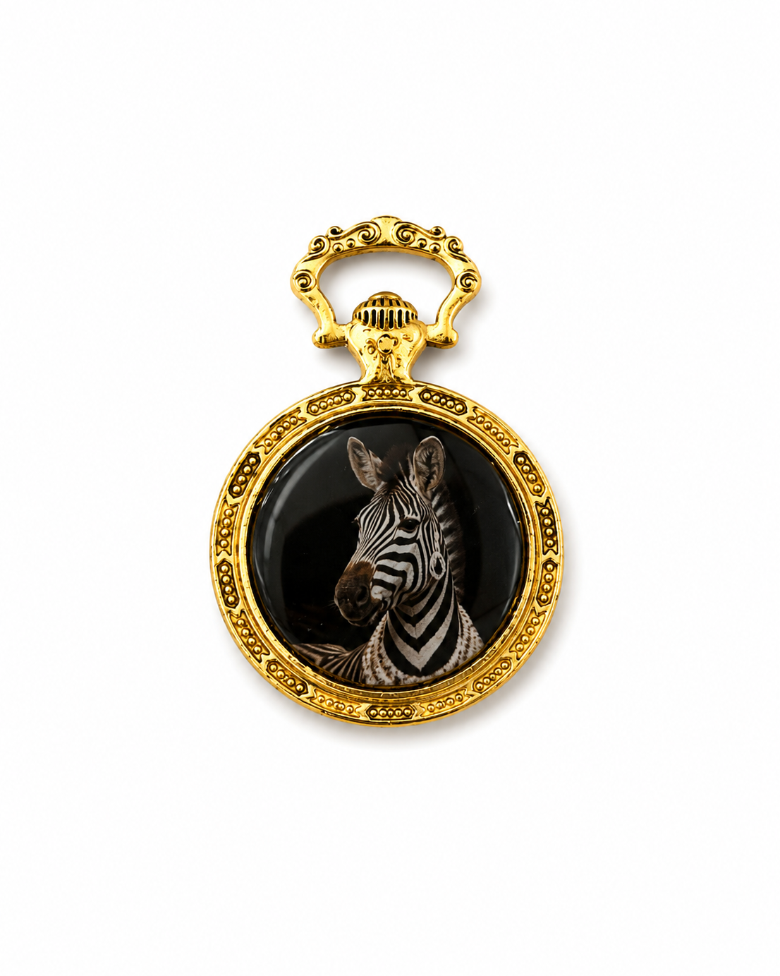 Pendente in Brass dorato Zebra