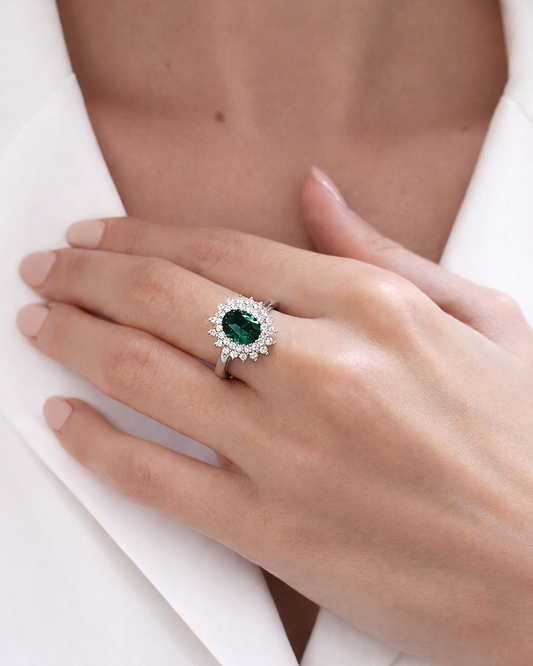 Anello Sissi Verde