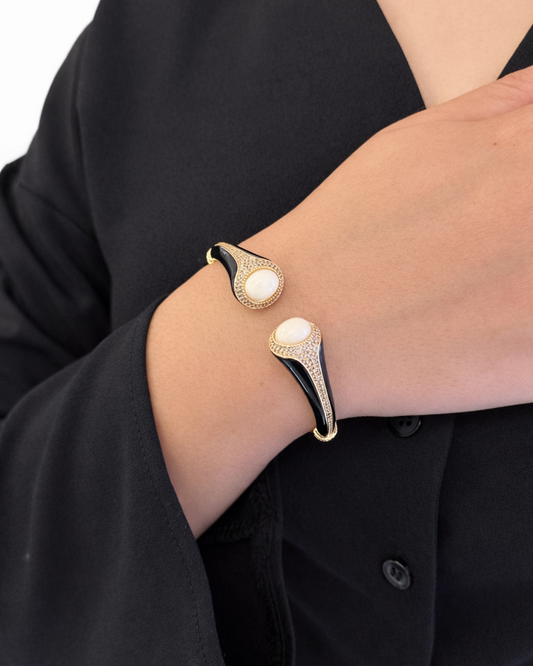 Bracciale Beatrice in Brass dorato aperto