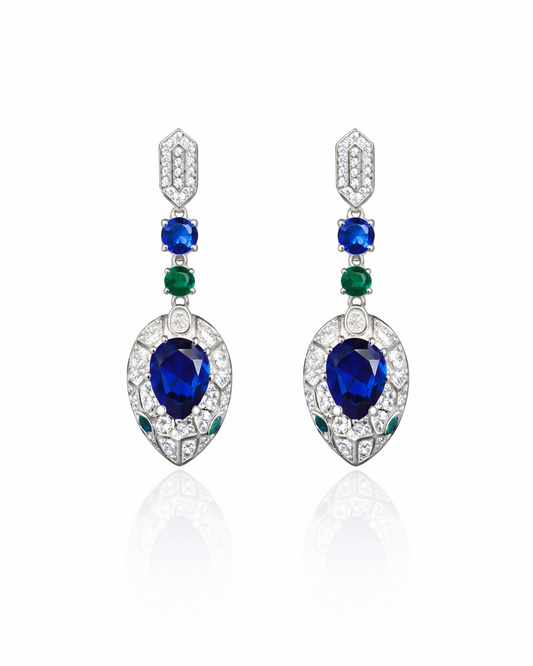 Orecchini Bloom Blu