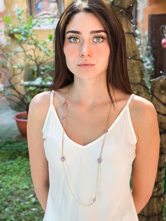 Collana Luna Viola