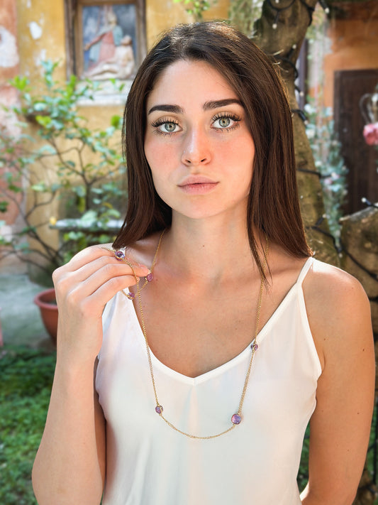 Collana Luna Viola