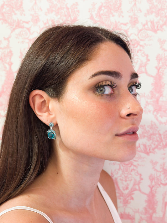 Orecchini Diletta Verdi Rodio