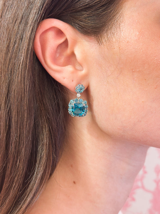 Orecchini Diletta Verdi Rodio