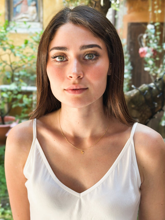 Girocollo personalizzato Iniziale Oro 9kt