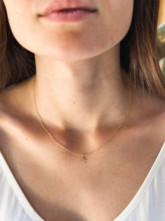 Girocollo personalizzato Iniziale Oro 9kt