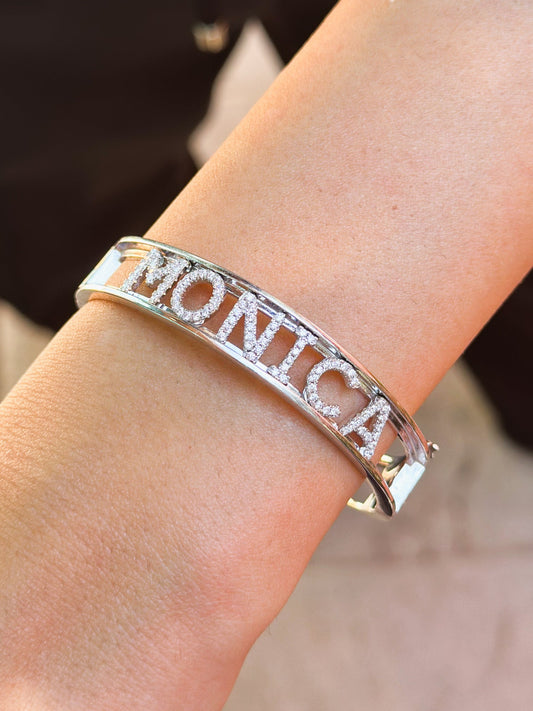 Bracciale Manetta con Nome Personalizzato
