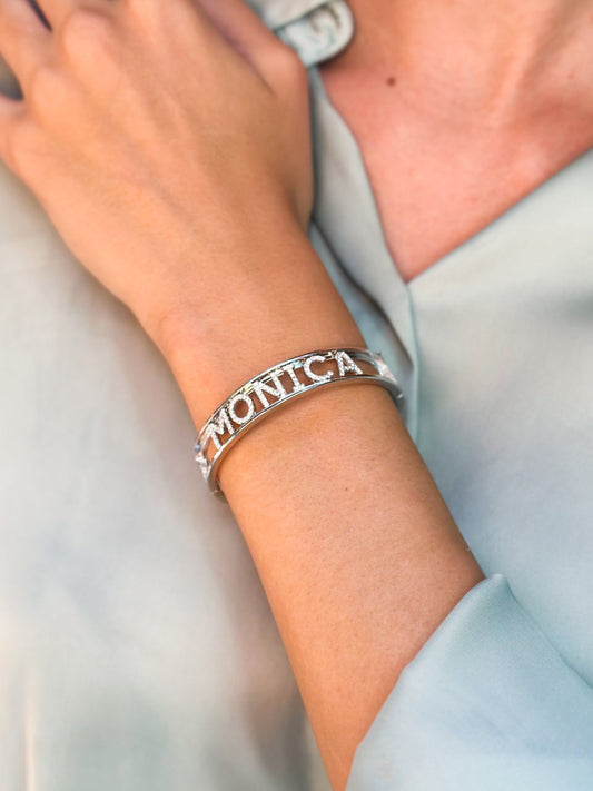 Bracciale Manetta con Nome Personalizzato