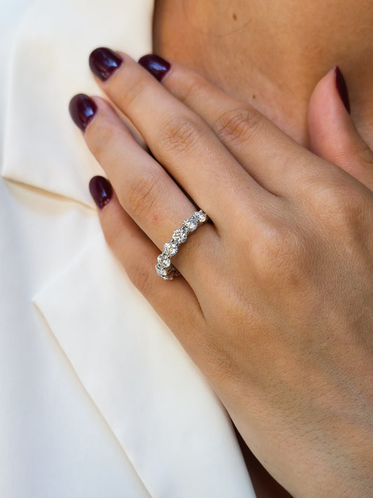 Anello Moissanite Eternity ct 0,4