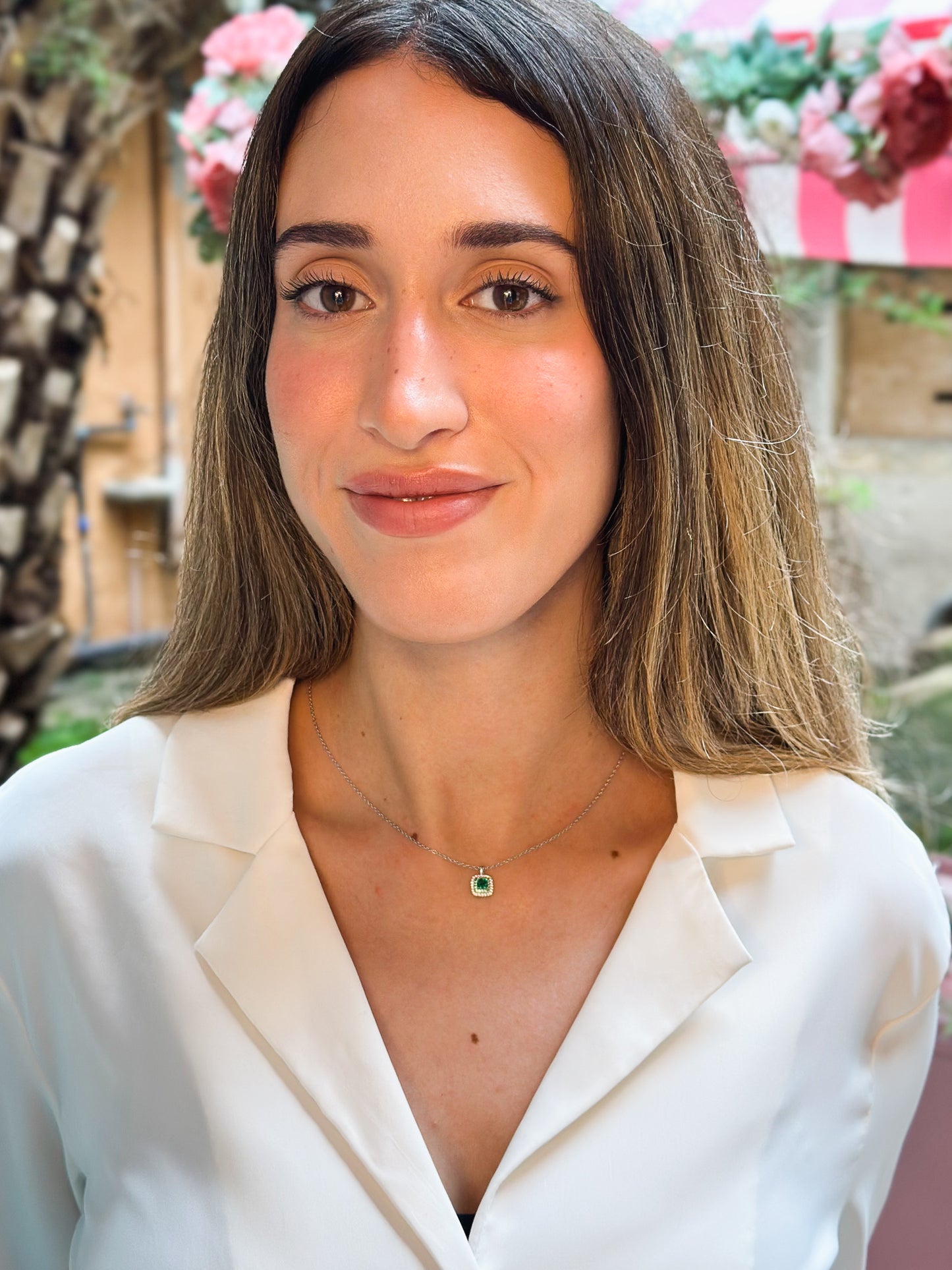 Girocollo Erika con Zircone Verde