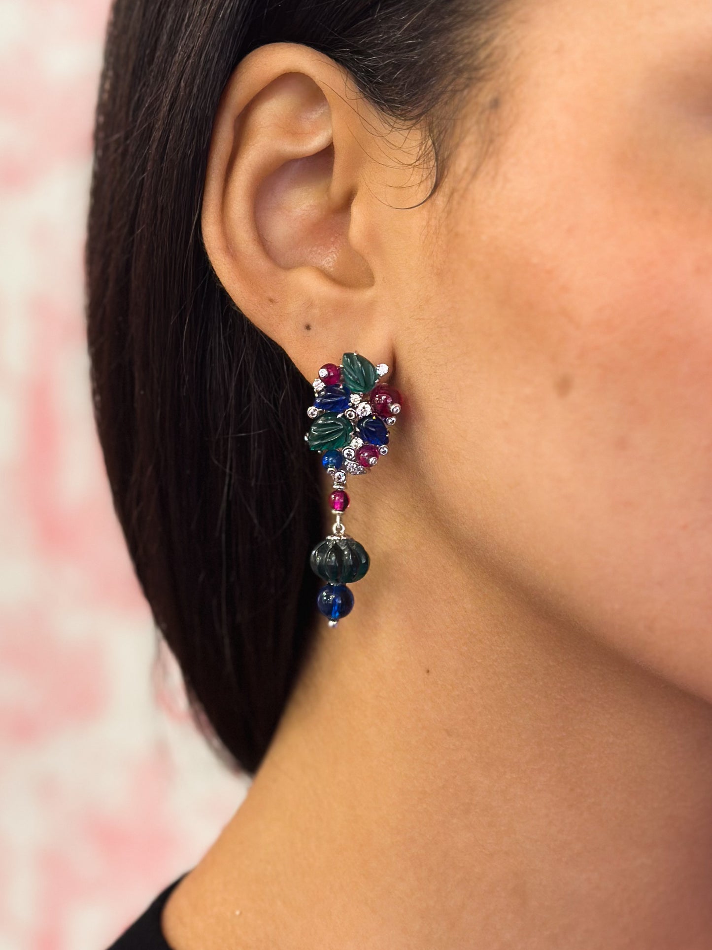 Orecchini Tutti Frutti Jade