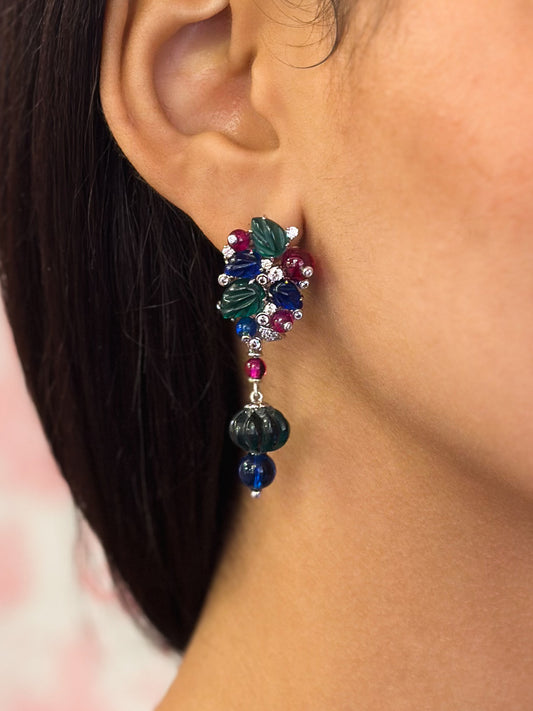 Orecchini Tutti Frutti Jade