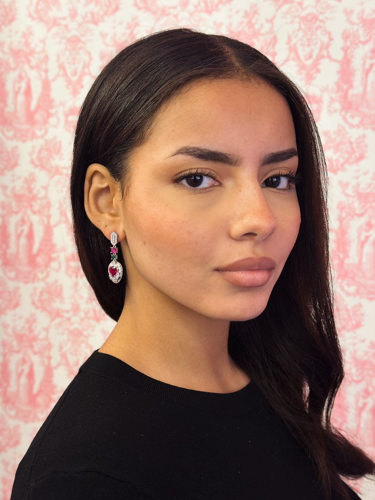 Orecchini Bloom Fucsia