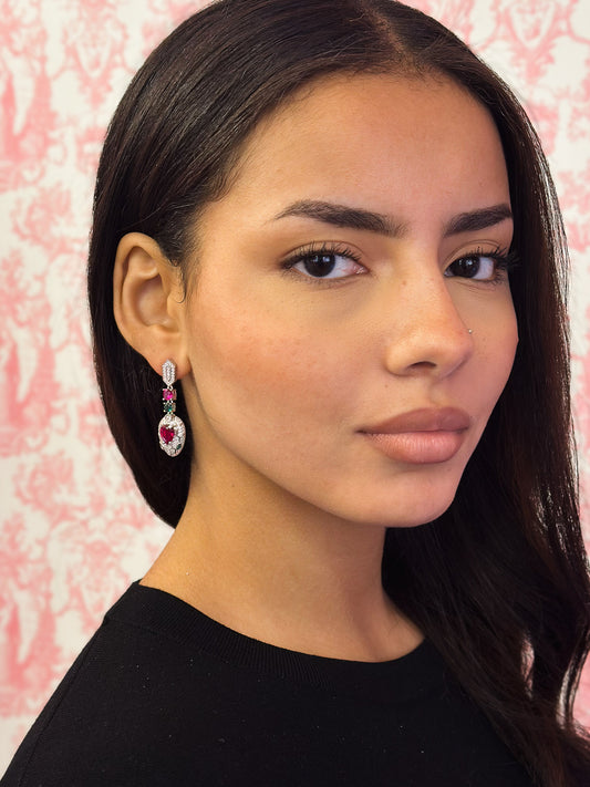 Orecchini Bloom Fucsia