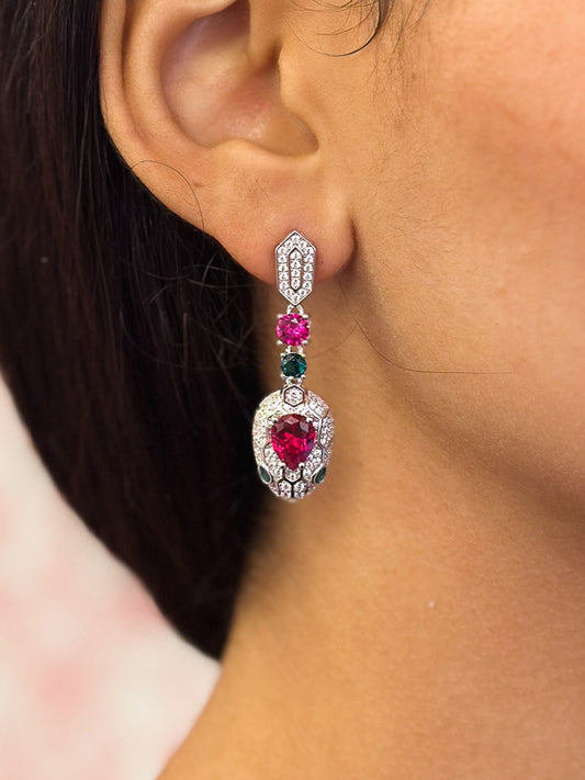 Orecchini Bloom Fucsia