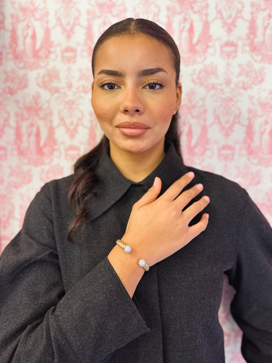 Bracciale Eva in Brass e Zirconi