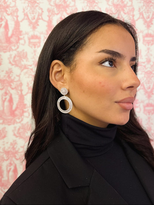 Orecchini Rachele rodio