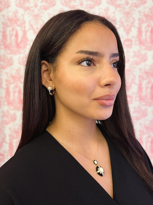 Orecchini Beatrice in Brass small