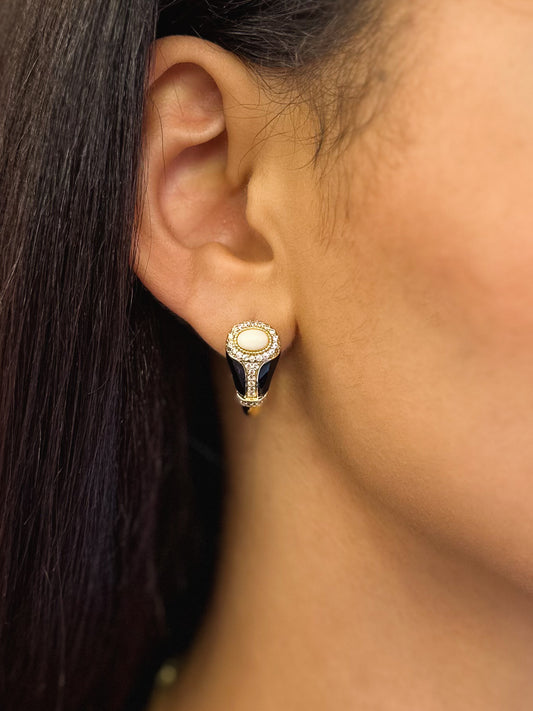 Orecchini Beatrice in Brass small