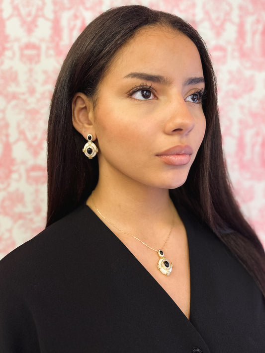 Orecchini Rebecca in Brass