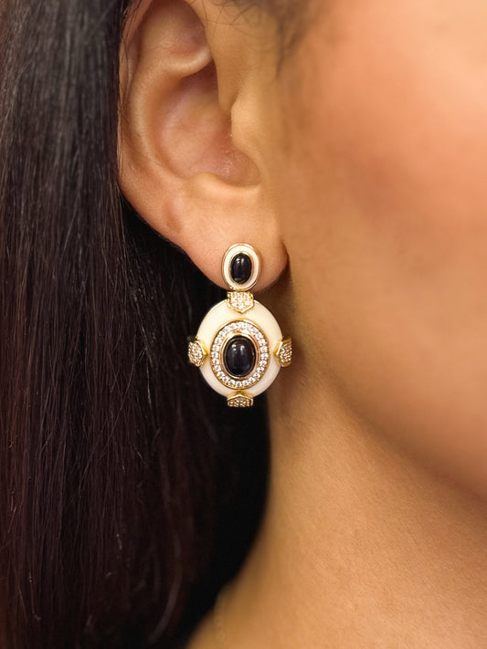 Orecchini Rebecca in Brass