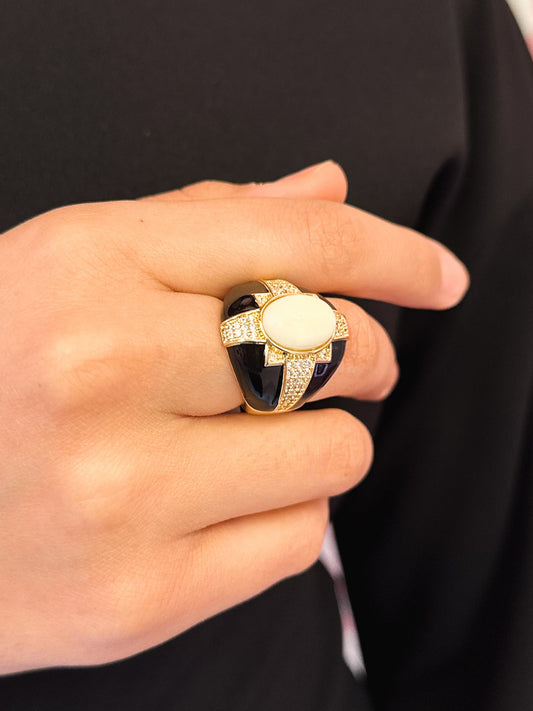 Anello Beatrice in Brass