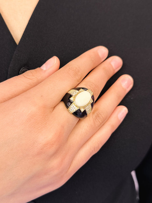 Anello Beatrice in Brass