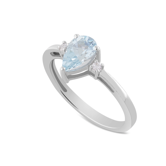 Anello Acqua Marina 0,68ct