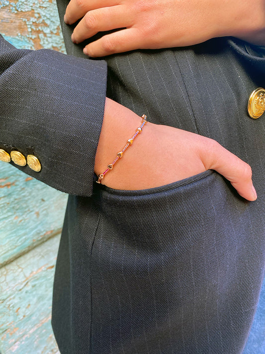 Bracciale Tennis Cuori