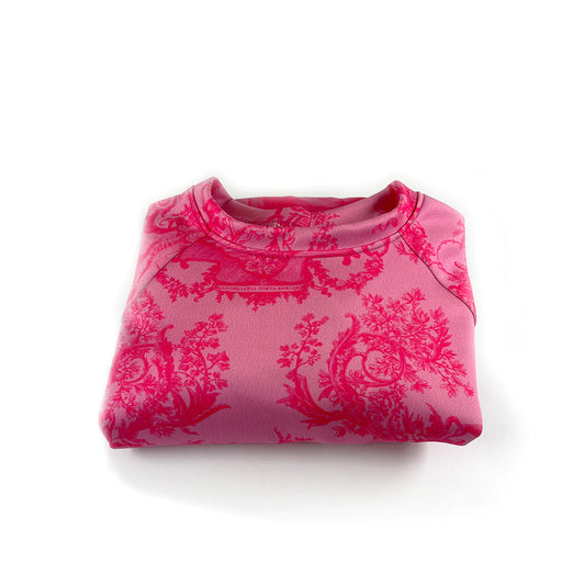 Felpa – Toile de Jouy Bacio Fucsia