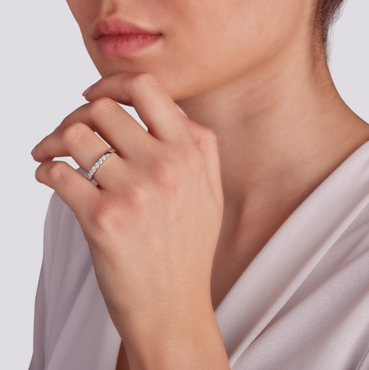 Anello Veretta Diamanti 0,31ct